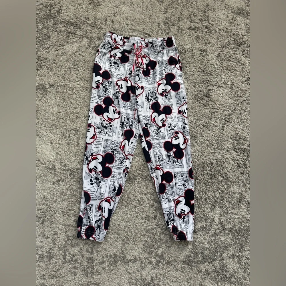 Disney Mickey Mouse Lounge Jogger Pants – Women’s Small 4/6 - Picture 1 of 4